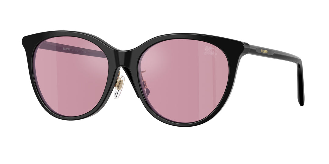 Burberry BE4464D 300130 Negro / Rosa Specchio Argento vista 1