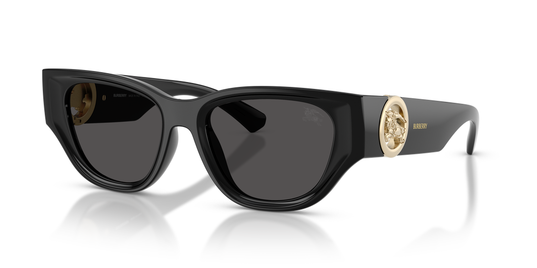 Burberry BE4467U 300187 Negro / Gris oscuro vista 2