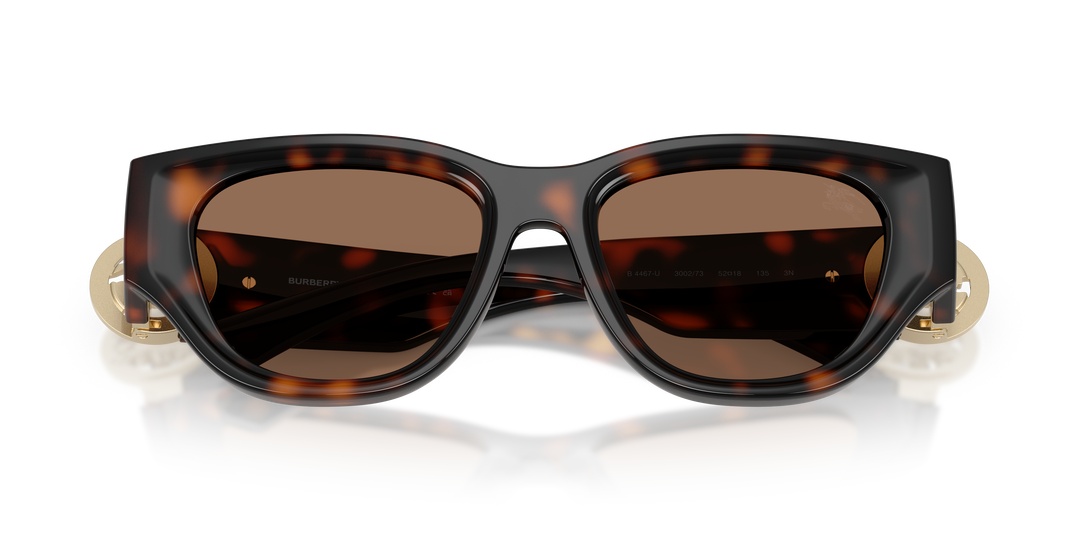 Burberry BE4467U 300273 Havana oscuro / Marrón oscuro vista 6