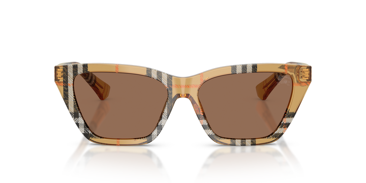Burberry BE4468 416373 Arena A Cuadros / Marrón oscuro vista 5