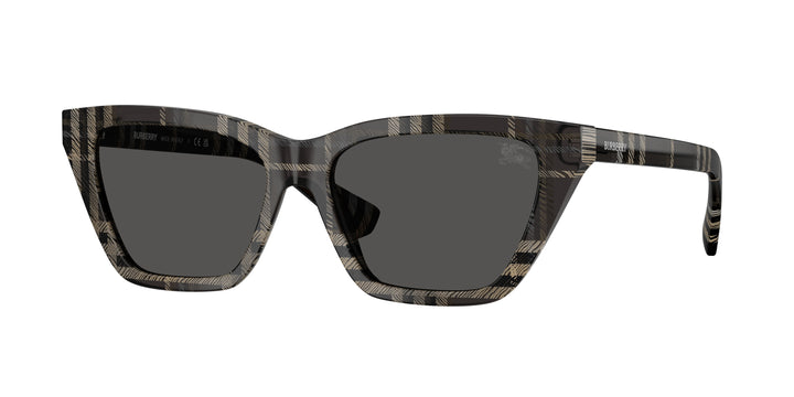 Burberry BE4468 419987 Cuadriculado Gris / Gris oscuro vista 1