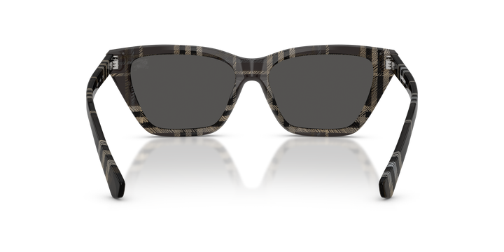 Burberry BE4468 419987 Cuadriculado Gris / Gris oscuro vista 4