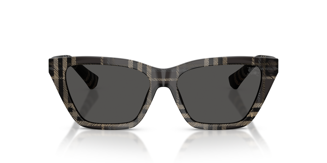 Burberry BE4468 419987 Cuadriculado Gris / Gris oscuro vista 5