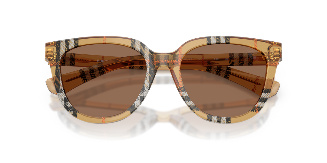 Burberry BE4469 416373 Arena A Cuadros / Marrón oscuro vista 6