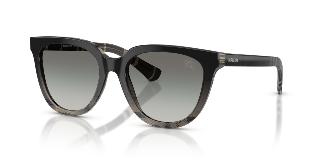 Burberry Be4469 420011 Cuadriculado Gris / Gris Degradé vista 2