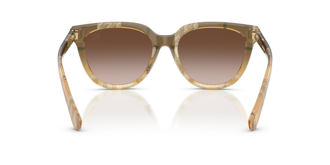 Burberry BE4469 420113 Beige A Cuadros / Marrón degradé vista 4