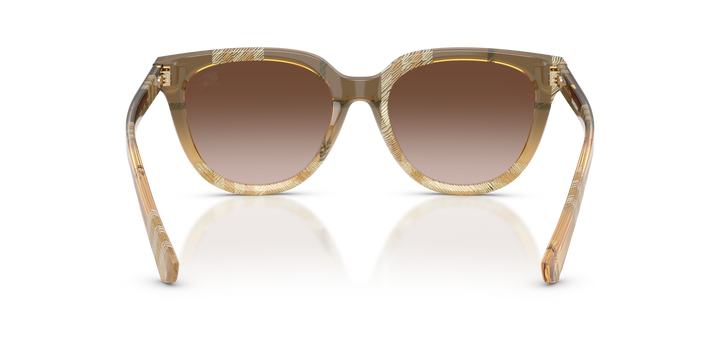 Burberry BE4469 420113 Beige A Cuadros / Marrón degradé vista 4