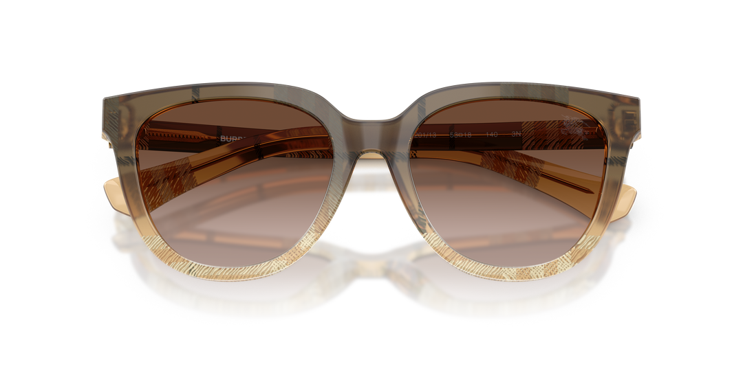 Burberry BE4469 420113 Beige A Cuadros / Marrón degradé vista 6