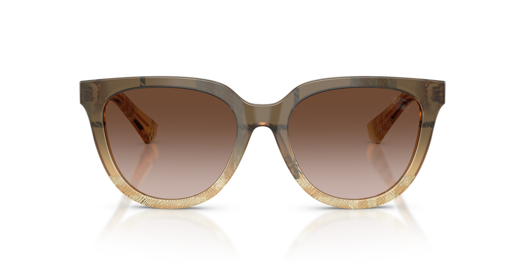 Burberry BE4469 420113 Beige A Cuadros / Marrón degradé vista 5