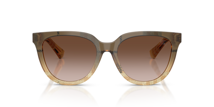 Burberry BE4469 420113 Beige A Cuadros / Marrón degradé vista 5