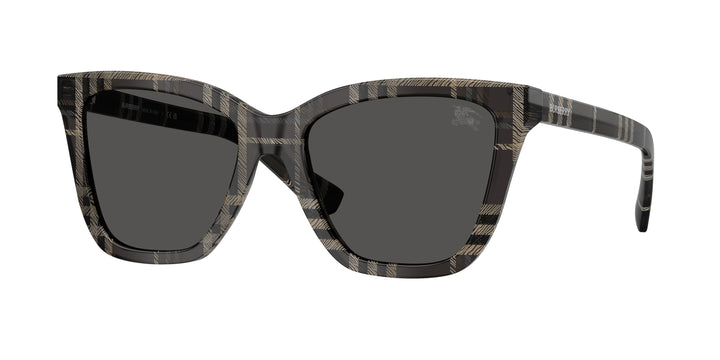 Burberry Be4470 419987 Cuadriculado Gris / Gris Oscuro