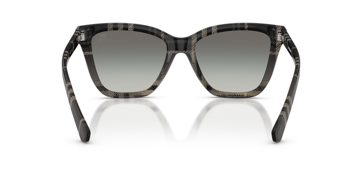 Burberry BE4470 420011 Cuadriculado Gris / Gris degradé vista 4