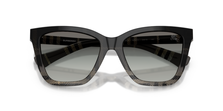 Burberry BE4470 420011 Cuadriculado Gris / Gris degradé vista 6