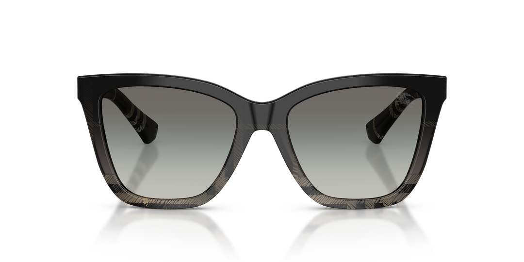 Burberry BE4470 420011 Cuadriculado Gris / Gris degradé vista 5