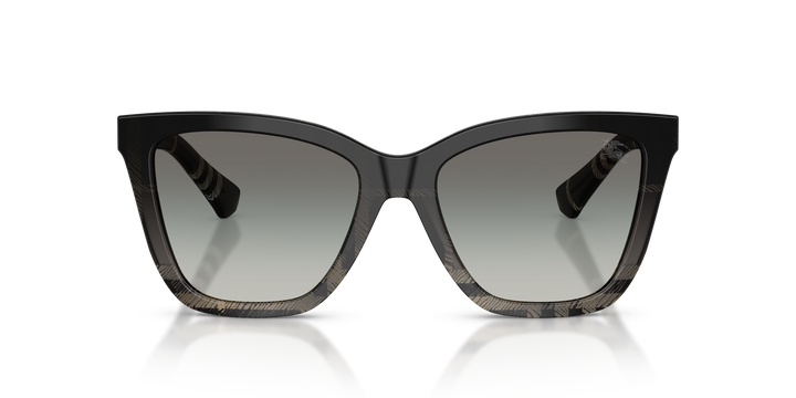 Burberry BE4470 420011 Cuadriculado Gris / Gris degradé vista 5