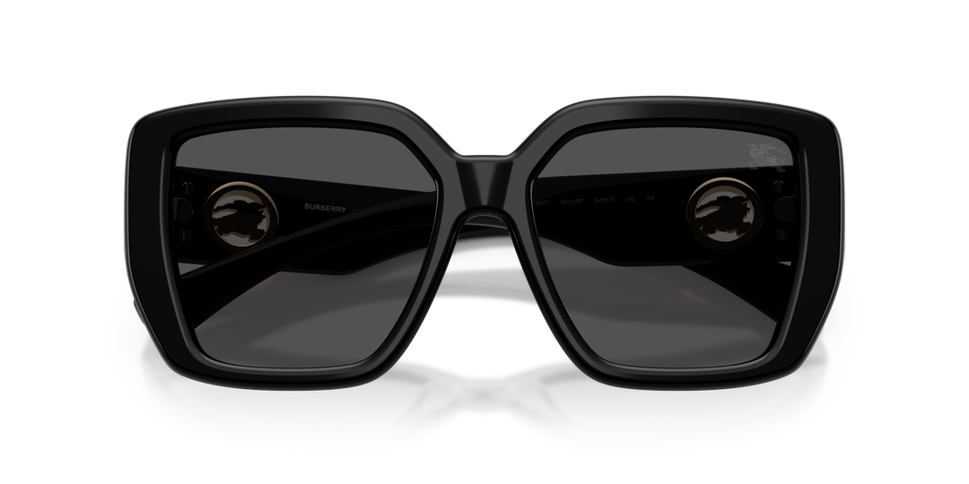 Burberry BE4471 300187 Negro / Gris oscuro vista 6