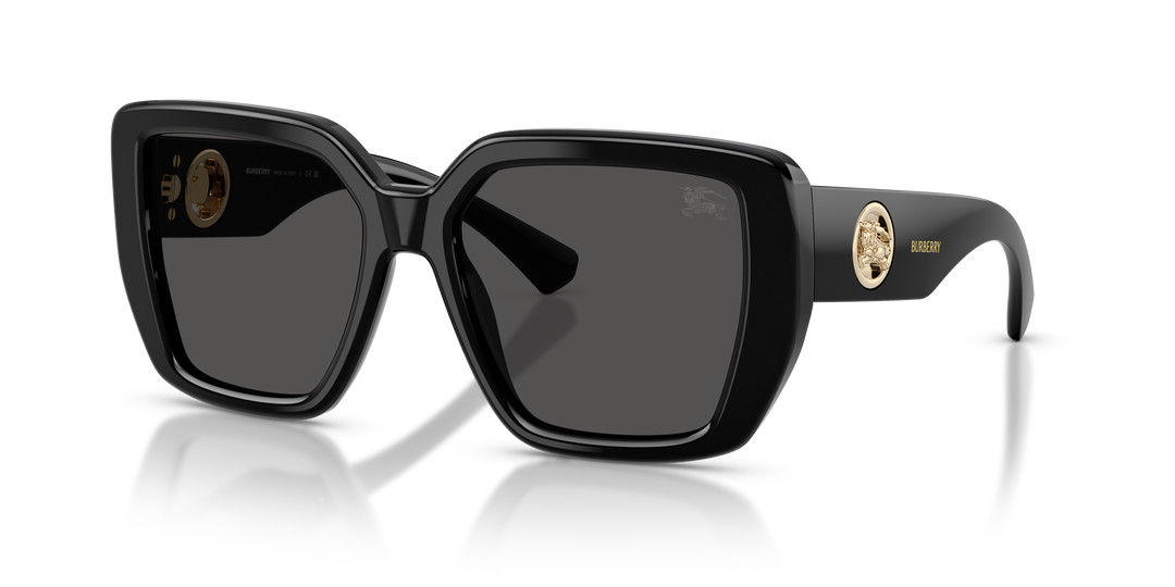 Burberry BE4471 300187 Negro / Gris oscuro vista 2