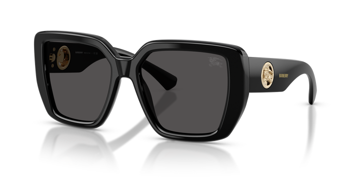 Burberry BE4471 300187 Negro / Gris oscuro vista 2