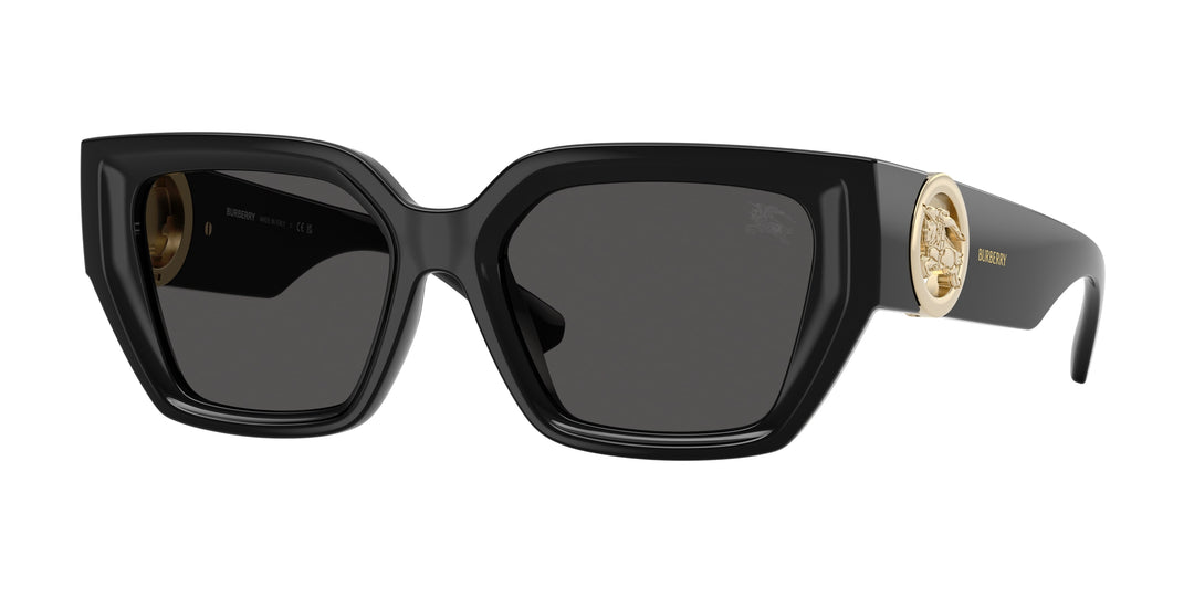 Burberry BE4472U 300187 Negro / Gris oscuro vista 1