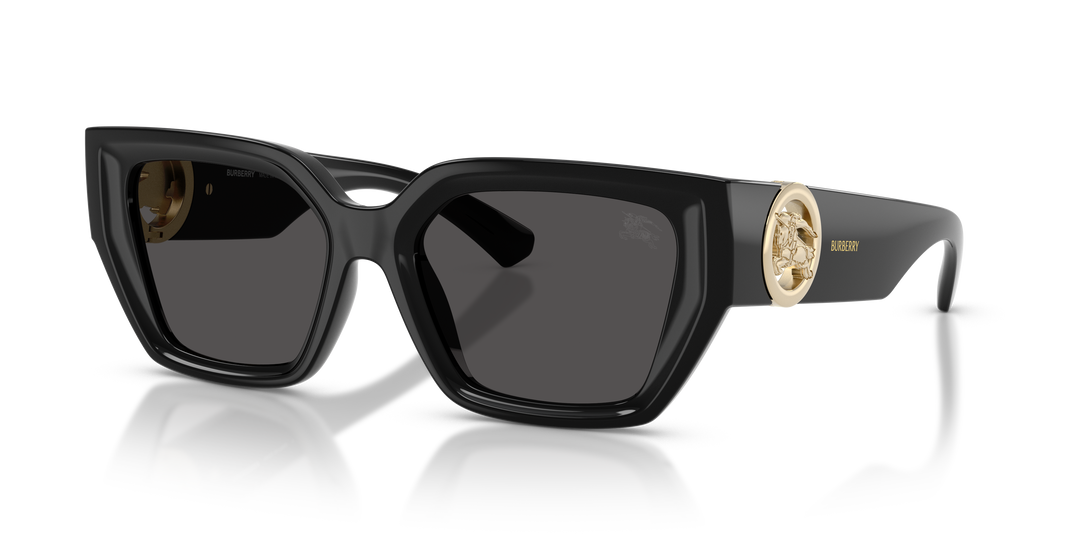 Burberry BE4472U 300187 Negro / Gris oscuro vista 2