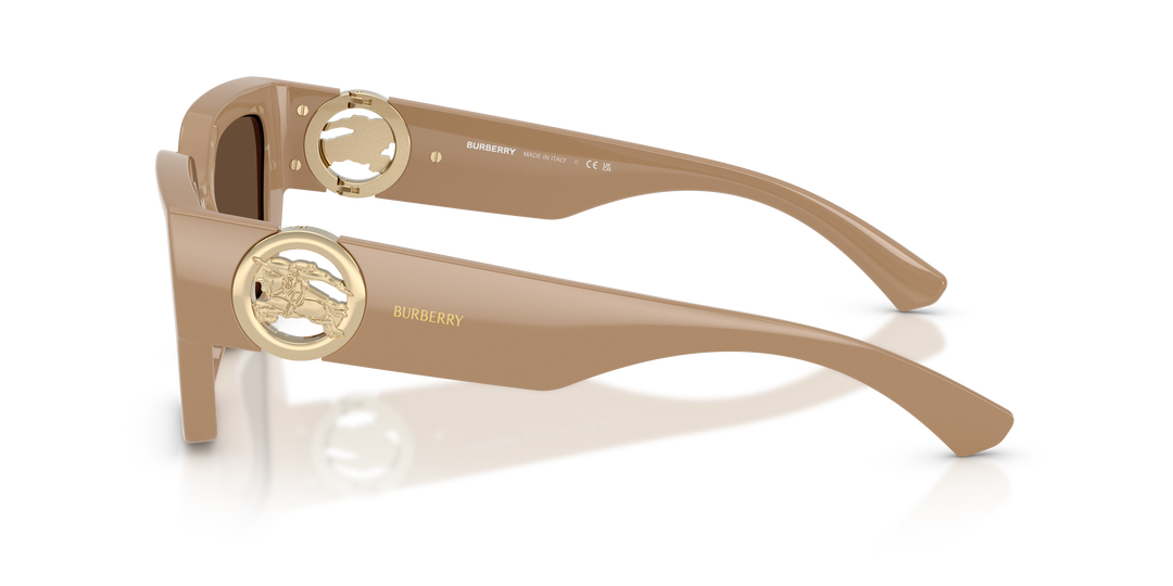 Burberry BE4472U 399073 Beige / Marrón oscuro vista 3