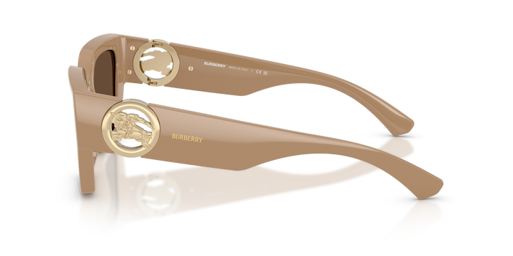 Burberry BE4472U 399073 Beige / Marrón oscuro vista 3