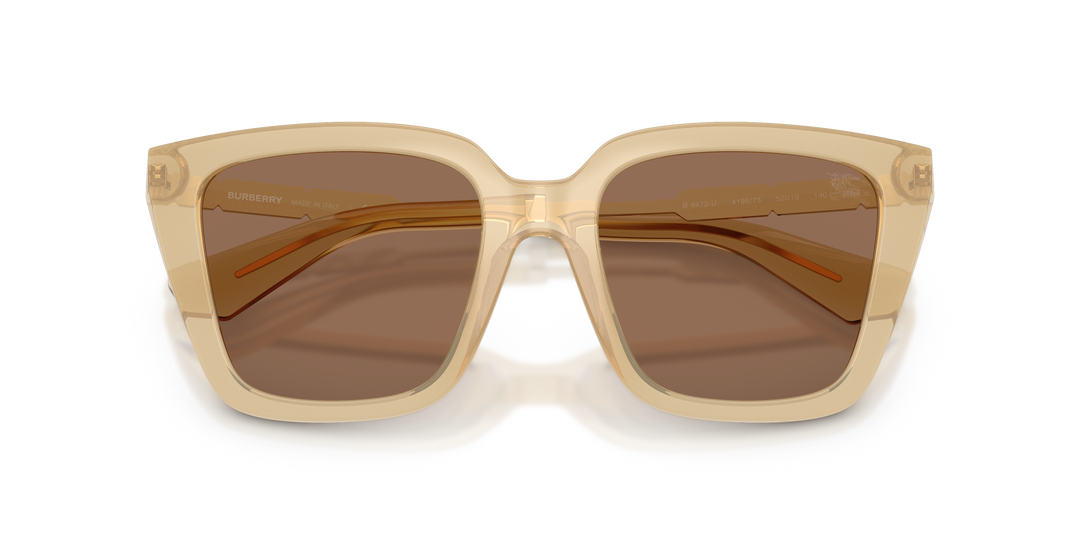 Burberry BE4473U 419873 Amarillo / Marrón oscuro vista 6