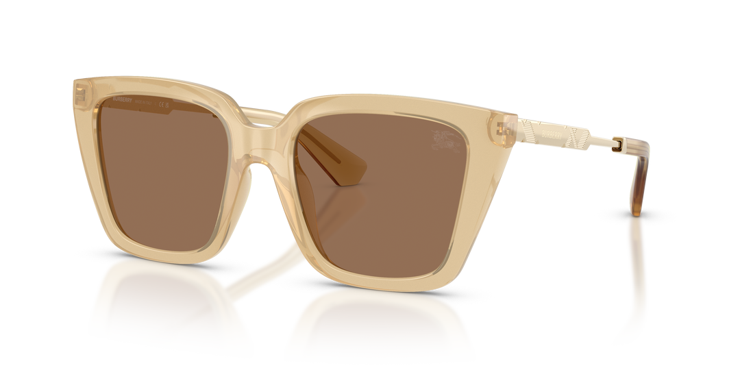 Burberry BE4473U 419873 Amarillo / Marrón oscuro vista 2