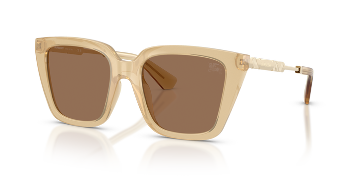 Burberry BE4473U 419873 Amarillo / Marrón oscuro vista 2