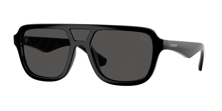Burberry BE4474U 300187 Negro / Gris oscuro vista 1