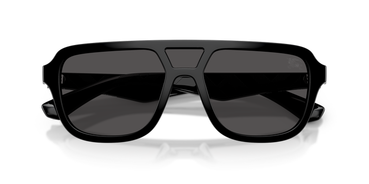 Burberry BE4474U 300187 Negro / Gris oscuro vista 6