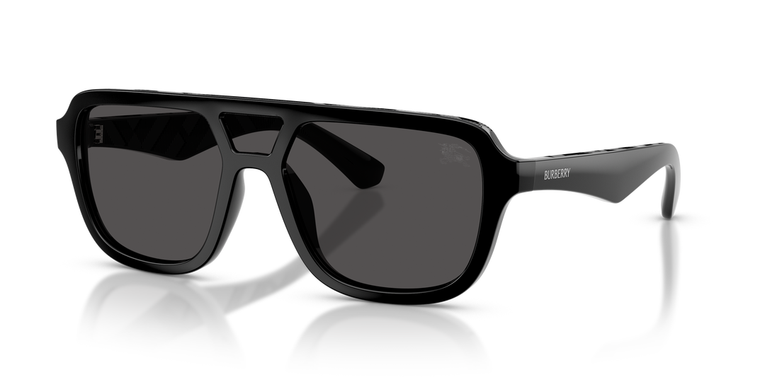 Burberry BE4474U 300187 Negro / Gris oscuro vista 2