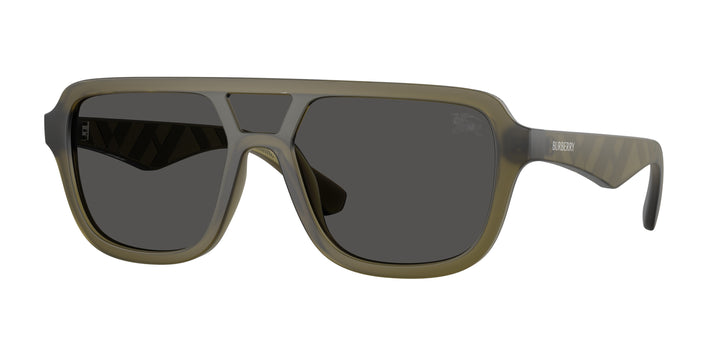 Burberry BE4474U 421287 Verde mate / Gris oscuro vista 1