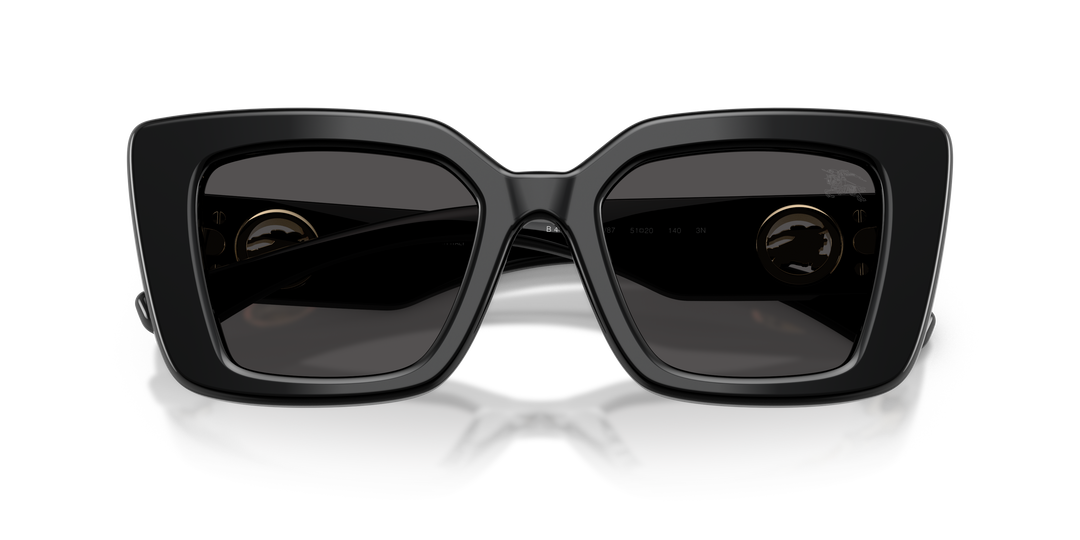 Burberry BE4476 300187 Negro / Gris oscuro vista 6