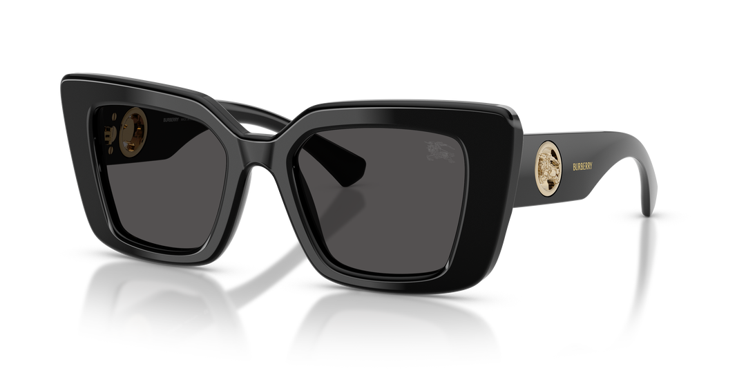 Burberry BE4476 300187 Negro / Gris oscuro vista 2