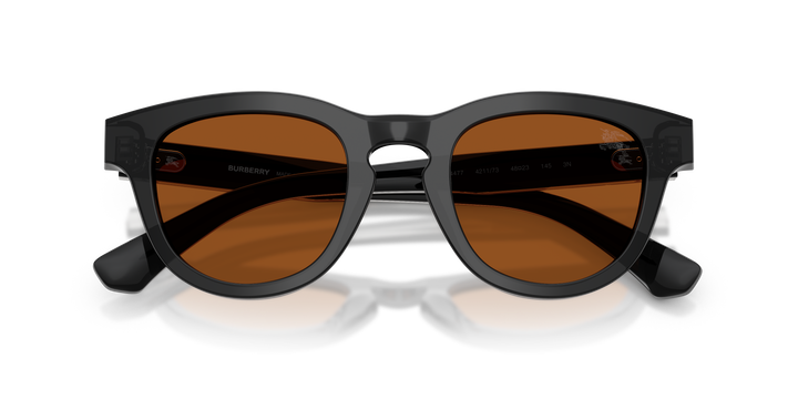Burberry BE4477 421173 Gris / Marrón oscuro vista 6