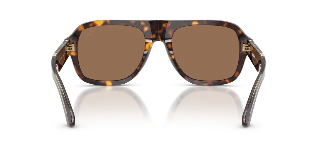 Burberry BE4478 420573 Havana oscuro / Marrón oscuro vista 4