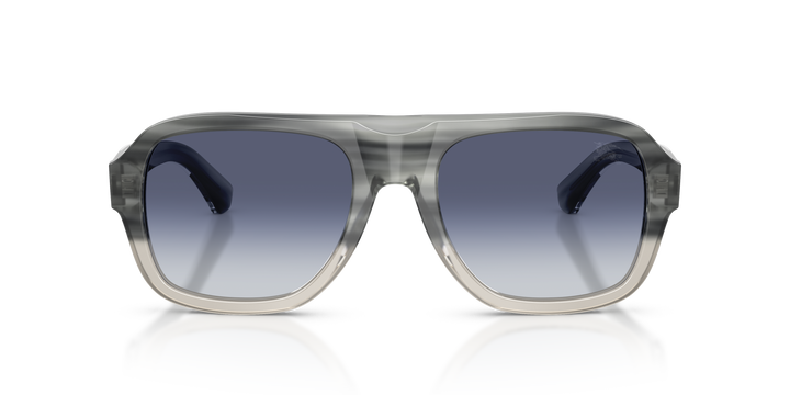Burberry BE4478 420814 Striato Gris degradé / Gris Azul degradé vista 5