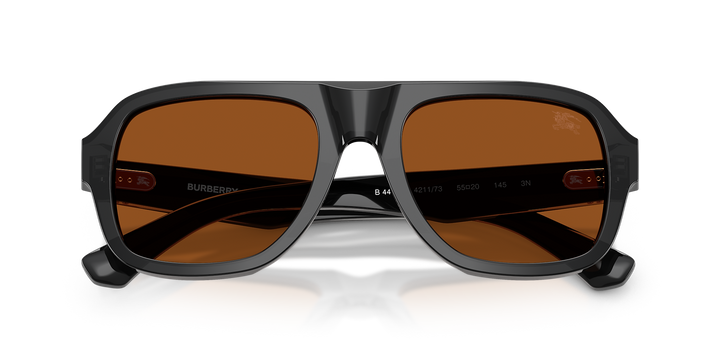 Burberry BE4478 421173 Gris / Marrón Oscuro vista 6