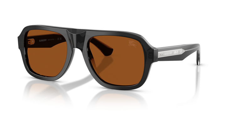 Burberry BE4478 421173 Gris / Marrón Oscuro vista 2