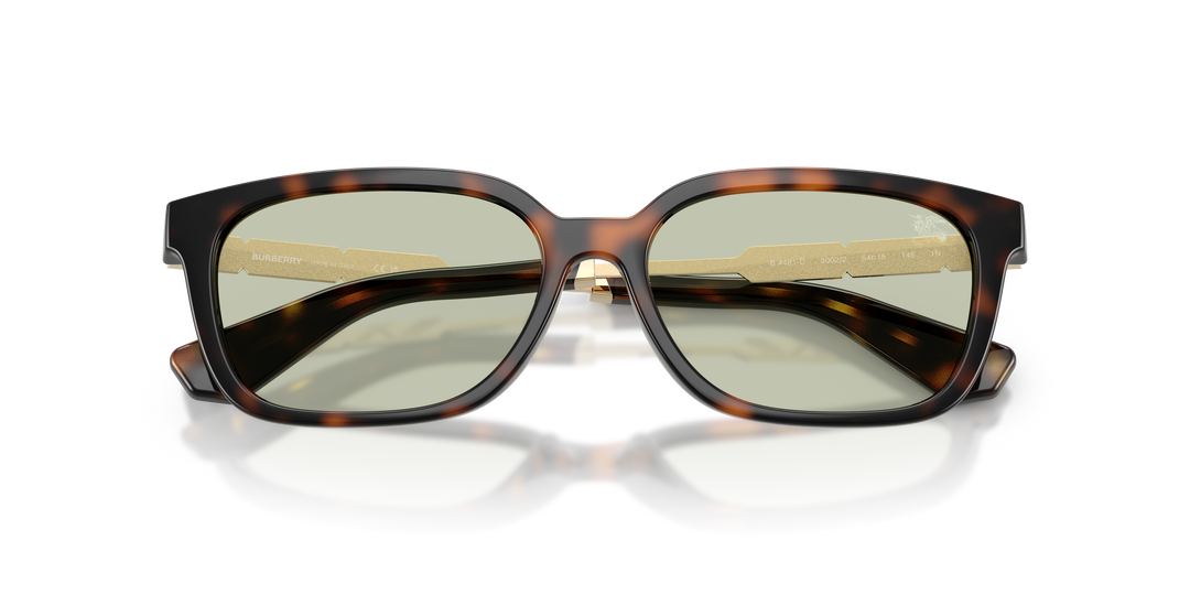 Burberry BE4481D 3002/2 Havana oscuro / Verde claro vista 6