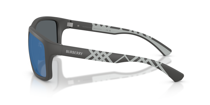 Burberry BE4483 423355 Gris mate / Blu Specchio vista 3