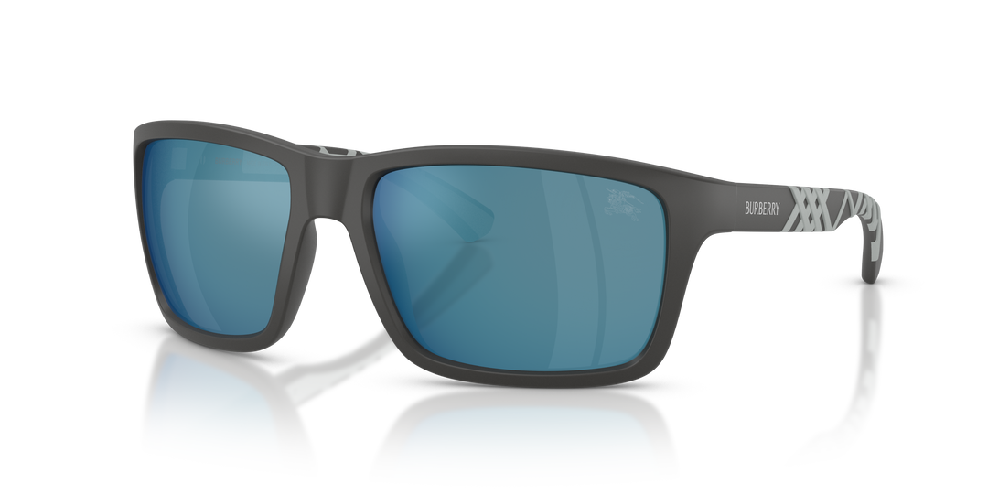 Burberry BE4483 423355 Gris mate / Blu Specchio vista 2