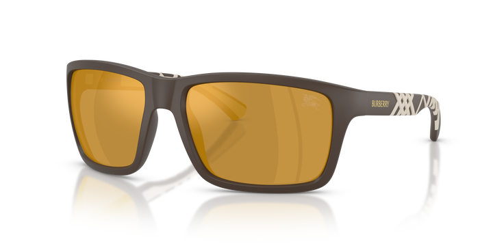 Burberry BE4483 42345A Marrón mate / Marrone Specchio Oro vista 2