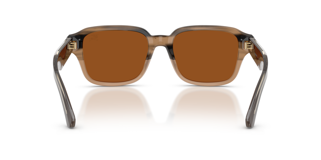 Burberry BE4484 420773 Beige A Rayas / Marrón oscuro vista 4