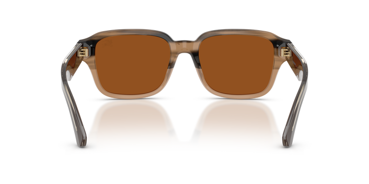 Burberry BE4484 420773 Beige A Rayas / Marrón oscuro vista 4