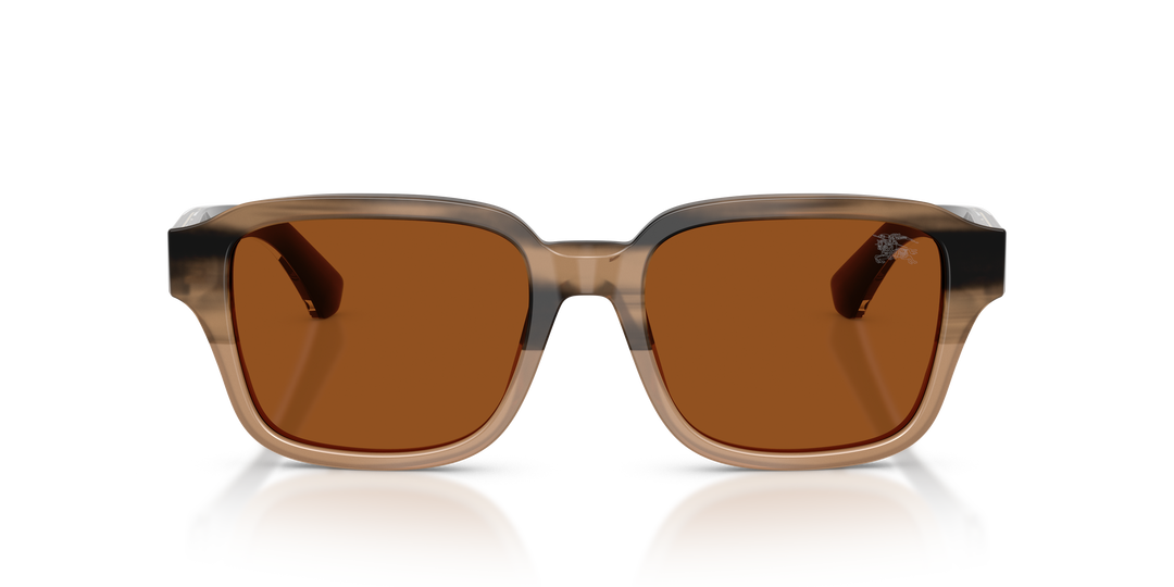Burberry BE4484 420773 Beige A Rayas / Marrón oscuro vista 5