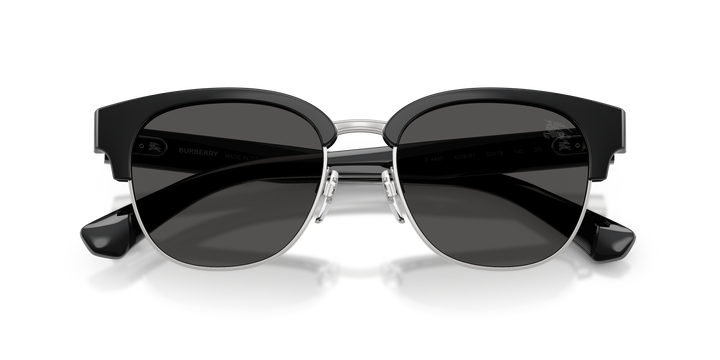 Burberry BE4485 420687 Negro / Gris oscuro vista 6