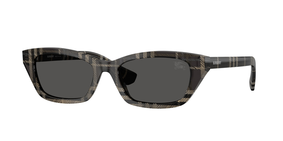 Burberry BE4488 419987 Cuadriculado Gris / Gris oscuro vista 1