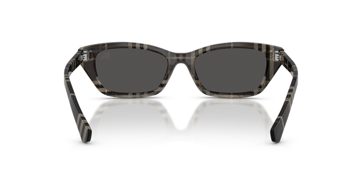 Burberry BE4488 419987 Cuadriculado Gris / Gris oscuro vista 4